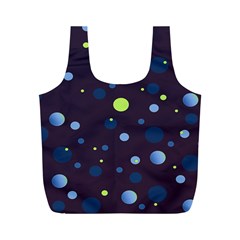 Decorative Dots Pattern Full Print Recycle Bags (m)  by ValentinaDesign