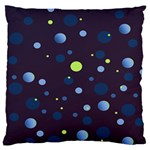 Decorative dots pattern Standard Flano Cushion Case (One Side) Front