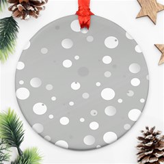 Decorative dots pattern Ornament (Round)