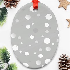 Decorative dots pattern Ornament (Oval)