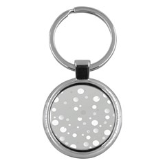 Decorative dots pattern Key Chains (Round) 