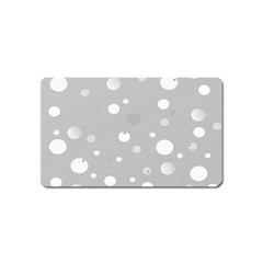 Decorative dots pattern Magnet (Name Card)