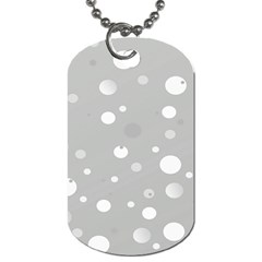 Decorative dots pattern Dog Tag (One Side)