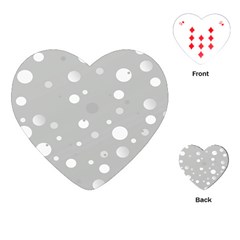 Decorative dots pattern Playing Cards (Heart) 