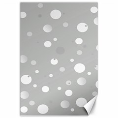 Decorative dots pattern Canvas 12  x 18  