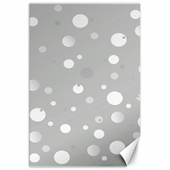 Decorative dots pattern Canvas 20  x 30  