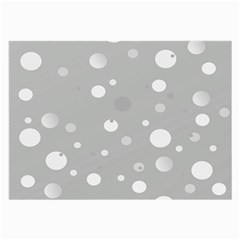 Decorative dots pattern Large Glasses Cloth (2-Side)