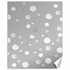 Decorative dots pattern Canvas 11  x 14  