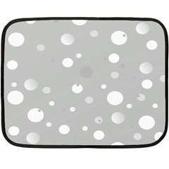 Decorative dots pattern Fleece Blanket (Mini)