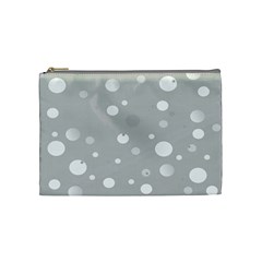 Decorative Dots Pattern Cosmetic Bag (medium)  by ValentinaDesign