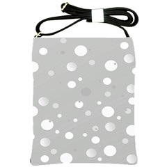 Decorative Dots Pattern Shoulder Sling Bags by ValentinaDesign