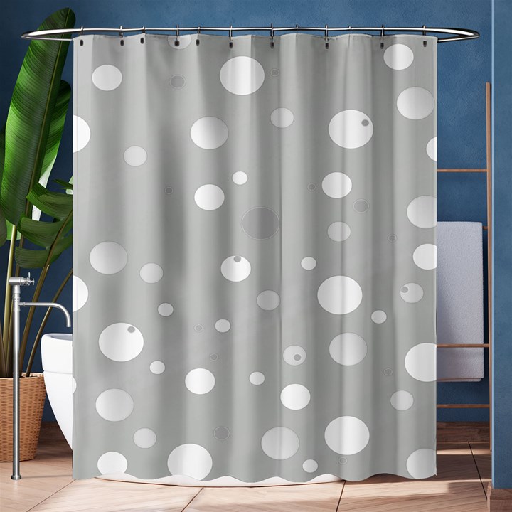 Decorative dots pattern Shower Curtain 60  x 72  (Medium) 