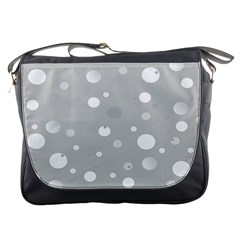 Decorative Dots Pattern Messenger Bags by ValentinaDesign