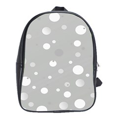 Decorative dots pattern School Bags (XL) 