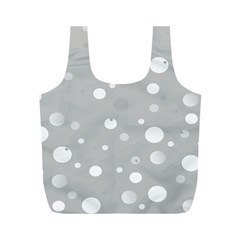 Decorative dots pattern Full Print Recycle Bags (M) 