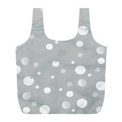 Decorative dots pattern Full Print Recycle Bags (L) 