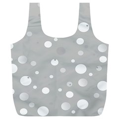 Decorative dots pattern Full Print Recycle Bags (L) 