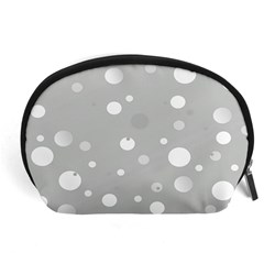 Decorative dots pattern Accessory Pouches (Large) 