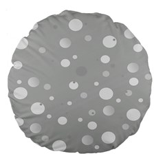 Decorative dots pattern Large 18  Premium Flano Round Cushions