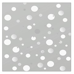 Decorative dots pattern Large Satin Scarf (Square)