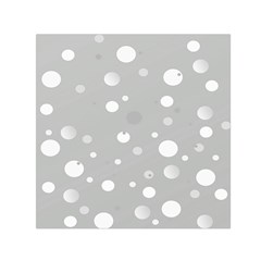 Decorative dots pattern Small Satin Scarf (Square)