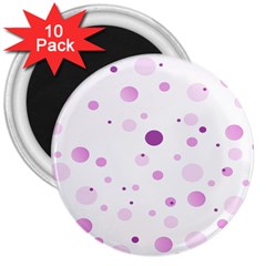 Decorative Dots Pattern 3  Magnets (10 Pack)  by ValentinaDesign