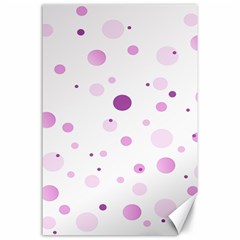 Decorative Dots Pattern Canvas 24  X 36 