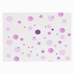 Decorative Dots Pattern Large Glasses Cloth (2-side) by ValentinaDesign