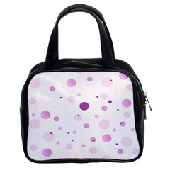 Decorative Dots Pattern Classic Handbags (2 Sides) by ValentinaDesign