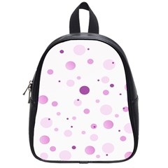 Decorative Dots Pattern School Bags (small)  by ValentinaDesign