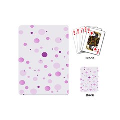 Decorative Dots Pattern Playing Cards (mini)  by ValentinaDesign