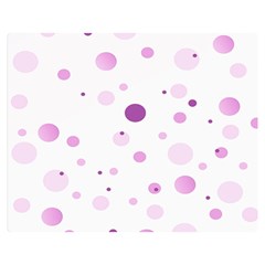 Decorative Dots Pattern Double Sided Flano Blanket (medium)  by ValentinaDesign