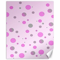 Decorative Dots Pattern Canvas 16  X 20   by ValentinaDesign