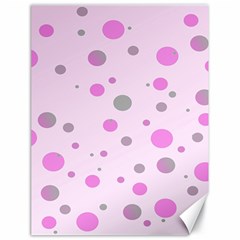 Decorative Dots Pattern Canvas 18  X 24   by ValentinaDesign