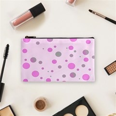 Decorative Dots Pattern Cosmetic Bag (small)  by ValentinaDesign