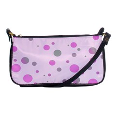 Decorative Dots Pattern Shoulder Clutch Bags by ValentinaDesign