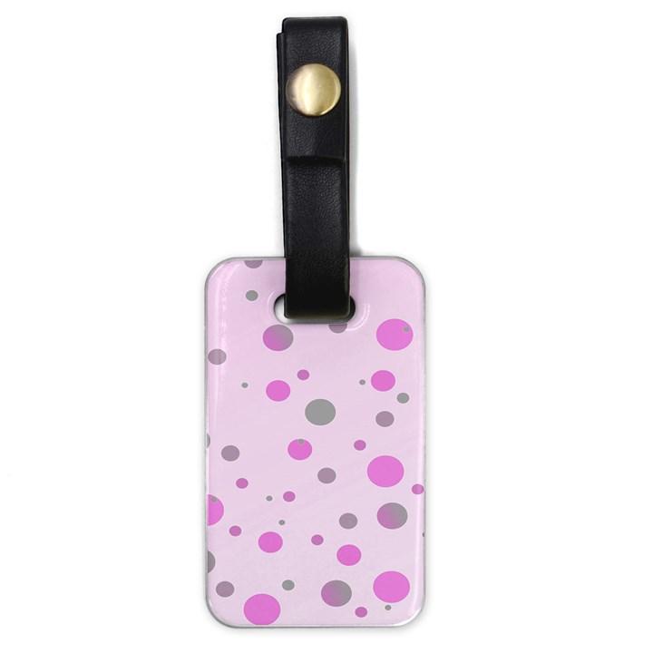 Decorative dots pattern Luggage Tags (One Side) 