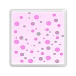 Decorative dots pattern Memory Card Reader (Square)  Front