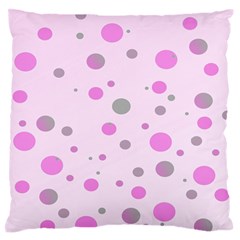 Decorative Dots Pattern Standard Flano Cushion Case (two Sides) by ValentinaDesign