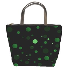 Decorative Dots Pattern Bucket Bags by ValentinaDesign