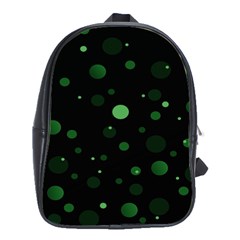 Decorative Dots Pattern School Bags(large)  by ValentinaDesign