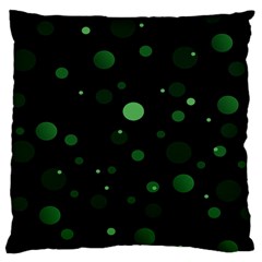 Decorative Dots Pattern Large Cushion Case (two Sides) by ValentinaDesign