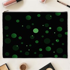 Decorative Dots Pattern Cosmetic Bag (xxxl)  by ValentinaDesign