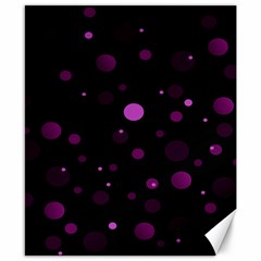 Decorative Dots Pattern Canvas 8  X 10 