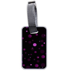 Decorative Dots Pattern Luggage Tags (two Sides) by ValentinaDesign