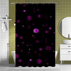 Decorative Dots Pattern Shower Curtain 48  X 72  (small)  by ValentinaDesign