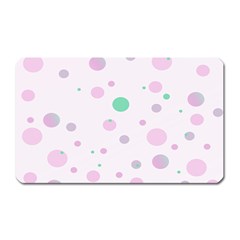 Decorative Dots Pattern Magnet (rectangular) by ValentinaDesign