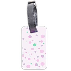 Decorative dots pattern Luggage Tags (One Side) 