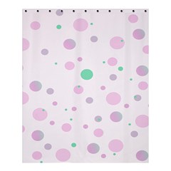 Decorative Dots Pattern Shower Curtain 60  X 72  (medium)  by ValentinaDesign