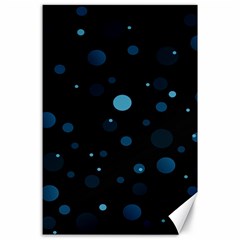 Decorative Dots Pattern Canvas 24  X 36 